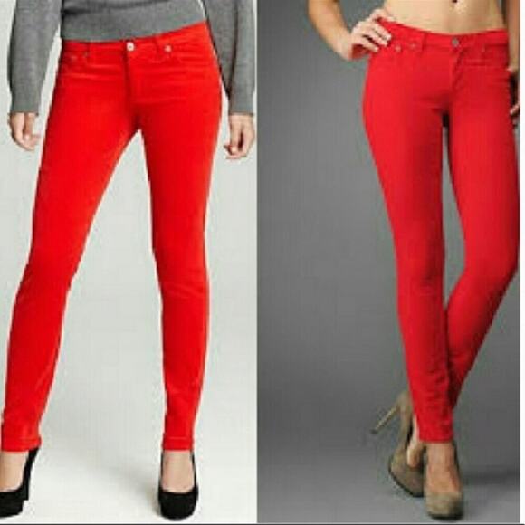 AG Adriano Goldschmied Skinny Red The Stilt Jeans 25 - Picture 2 of 11